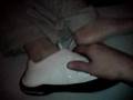 videos de take shoes and socks off from my sleeping GF on the bed