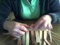 Basket Weaving Video #6--Weaving the first two rows