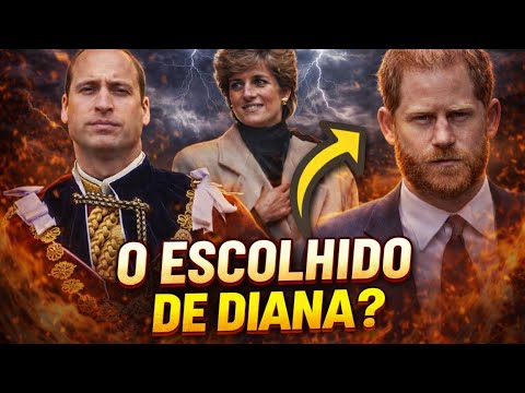 HARRY era o REI escolhido de DIANA por William ser tímido para o trono