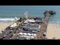 Stabilized helicopter video of Los Angeles, HD