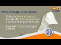 Evita contagiar a los dem�s