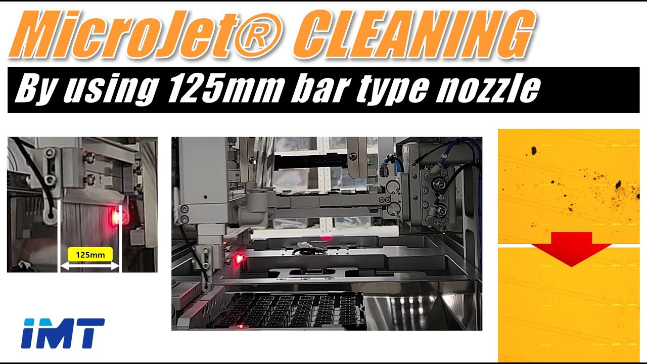 56. Camera Module Cleaning by using 125mm bar type nozzle (125mm 노즐을 이용한 카메라모듈 클리닝)