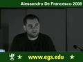 Alessandro De Francesco - European Graduate School - 2007 4