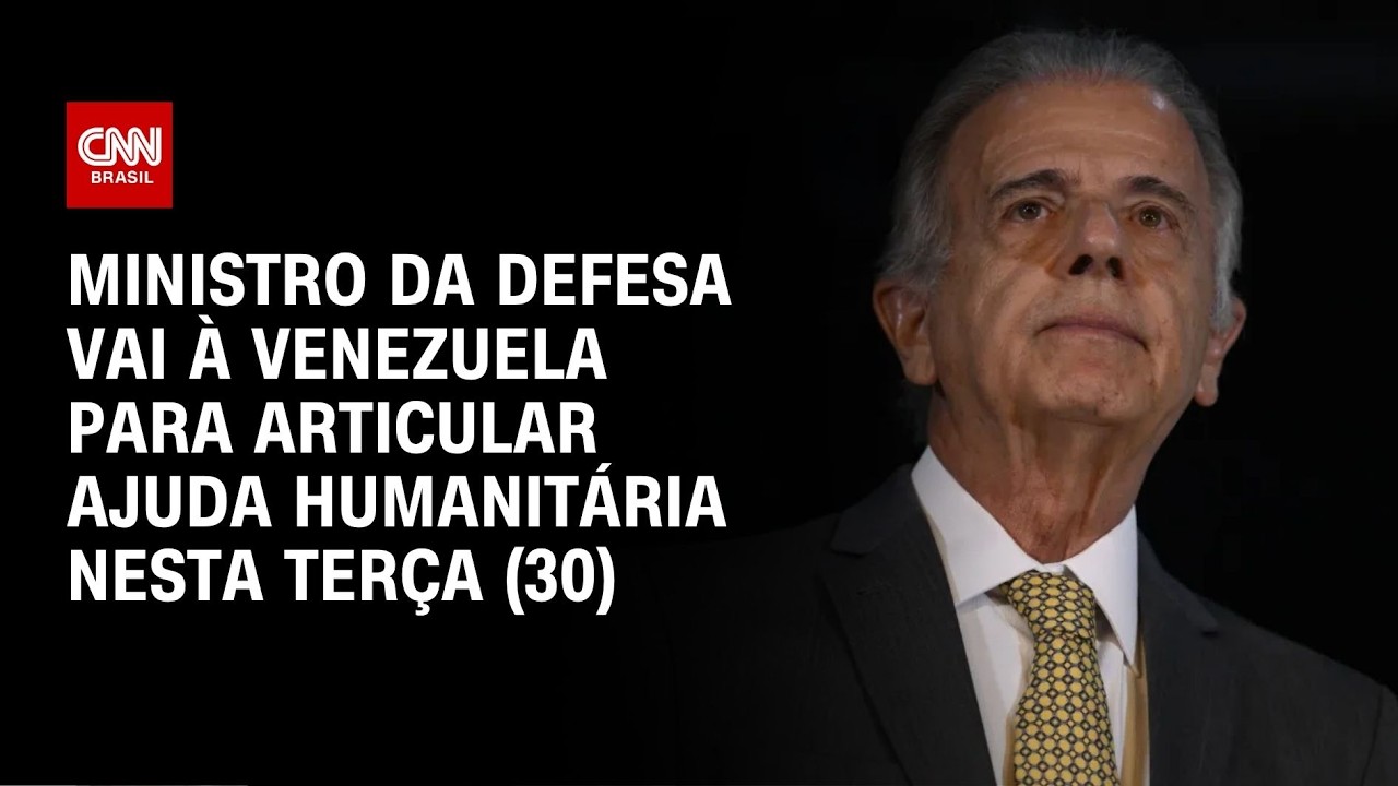 Múcio embarca à Venezuela na terça-feira (30) para articular ajuda humanitária | CNN PRIME TIME