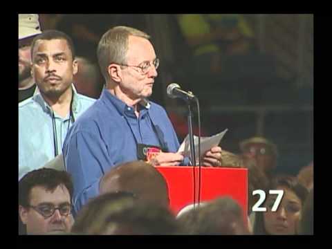 Tuesday Speak-Outs and Recognition of National and Conference Staff