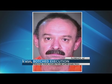 dies - A condemned Arizona inmate gasped and snorted for more than an hour and a half during his execution Wednesday before he died.