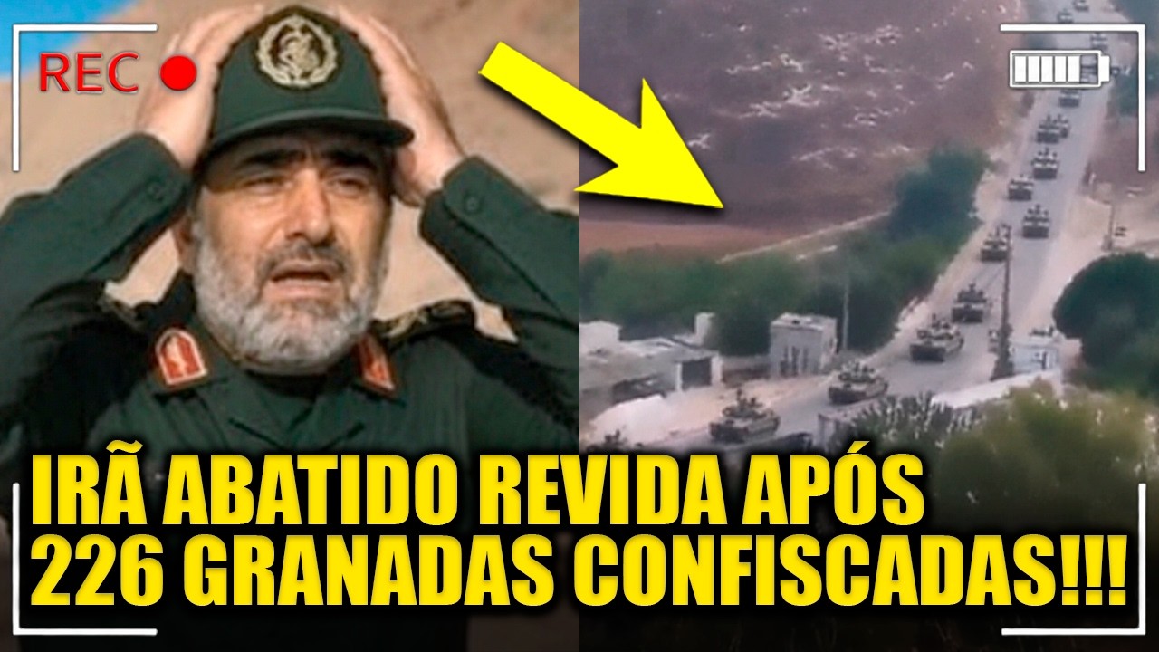 Irã REVIDA ABATIDO após Síria confiscar 226 granadas e ENVIA TANQUES!!!