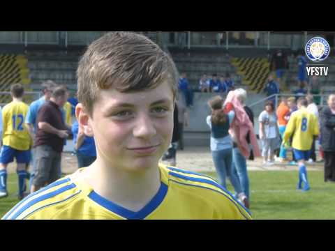 Blue Brazil U14s post cup winning interview