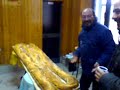 Come al solito il mega panino 7,5 metri che ogni anno facciamo nella nostra sede sociale 