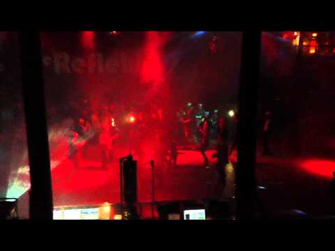 ARCADE FIRE (THE REFLEKTORS) DANCE WITH THE CROWD BEFORE GIG AT LONDON ROUNDHOUSE!! 2103
