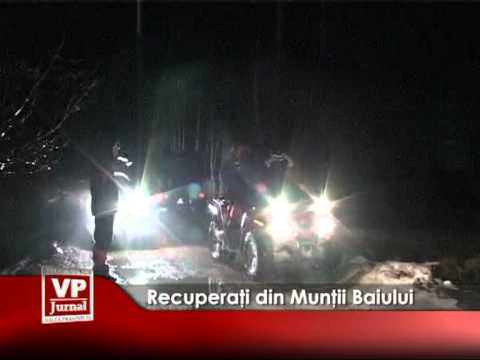 Recuperaţi din Munţii Baiului