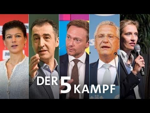Der Fünfkampf nach dem TV-Duell mit Wagenknecht, Özdemir, Lindner, Herrmann & Weidel