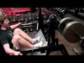 Leg Press Challenge - Leg Press 2 times your body weight for as many repitions as possible. if your weight is 180 lbs. then you leg press 360 lbs for repitions. if you can't leg press that high of a weight then please chose a different challenge, the challenges are not designed to injure you. keeping your feet about shoulder width apart (maybe a little wider) lift up, remove the rack peices and control the weight towards your body. in doing so move your knees out towards your shoulders or even wider, keep a flat back and then press back out under control.