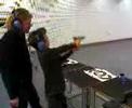 Calvin�s 1. Schuss