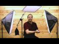 Three point video lighting tutorial