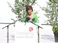 Mona Sahlin i Vitabergsparken