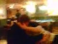Rach and Pete snogging in the Pen9