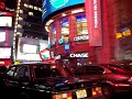 Gigione a New York - Taxi a Times Square -