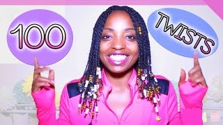 100 HAIR TWIST CHALLENGE! (100 LAYERS REMIX)