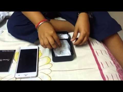 Micromax Canvas knight unboxing white and gold