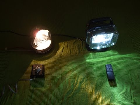 Searchlights FedSig Halogen vs. Xenon Suchscheinwerfer