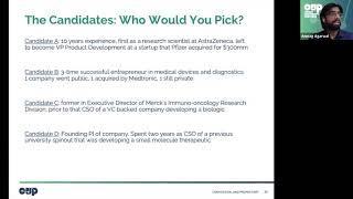  Investing in University Technologies: Life Science CEO Assessment 