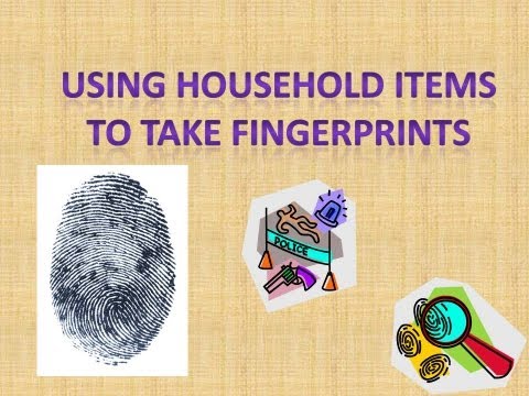 how to take fingerprints