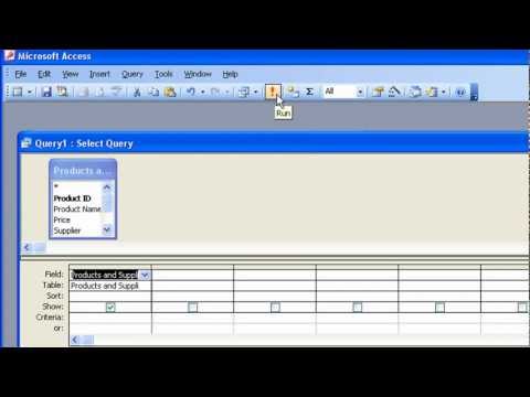access - This overview of Microsoft Access covers setting up a simple Access database, complete with Table, Form, Query and Report. More tutorials to follow that will...