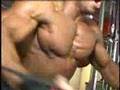 IFBB Pro bodybuilder Tricky Jackson pecs