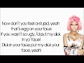 Nicki Minaj – Come On a Cone Lyrics Video