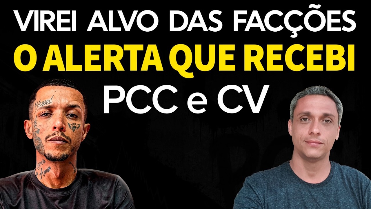 AMEAÇA DO PCC E CV - Ex membro do PCC diz que eu virei alvo das facções.