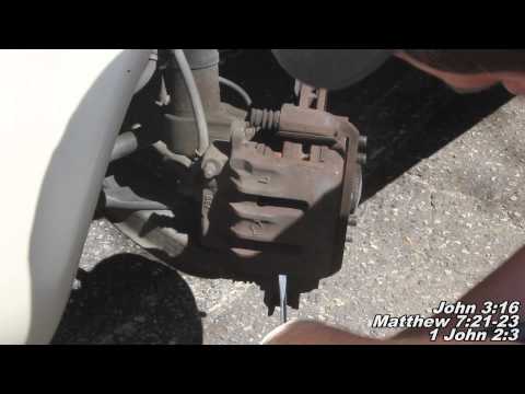 How to Remove Replace Front Disc Brakes Infiniti J30