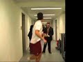 Cristiano Ronaldo nutmegs an official