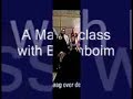Masterclass with Barenboim