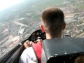 Descent over Targu Mures & landing with IS 28B2 glider