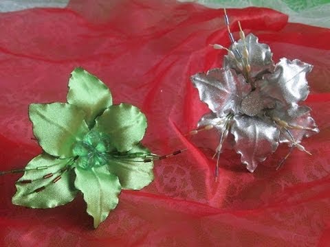 Заколки-цветы из ткани своими руками мастер класс Заколки-цветы из ткани своими руками мастер класс