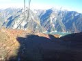 紅葉の立山ロープウェイ（下り）前面展望動画