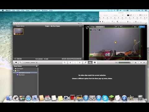 how to eliminate zoom in imovie