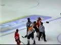 ice hockey fight from the british elite ice hockey league.
