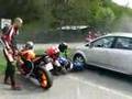 Acidente com suzuki Sv 640