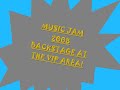backstage at club penguin music jam 08