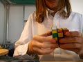 Me solving a Rubik\