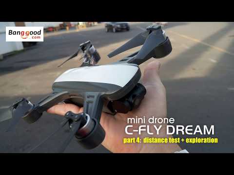 C-FLY DREAM mini drone. Part 4: distance test & exploration
