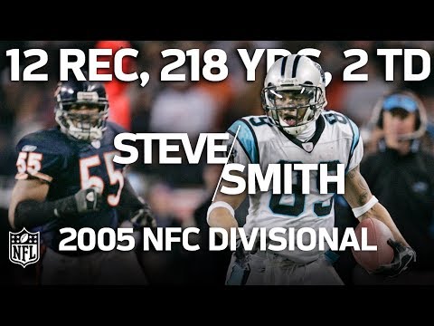 Video: Steve Smith Torches Bears in the '05 NFC Divisional with Career-High 218 Yards | NFL Highlights