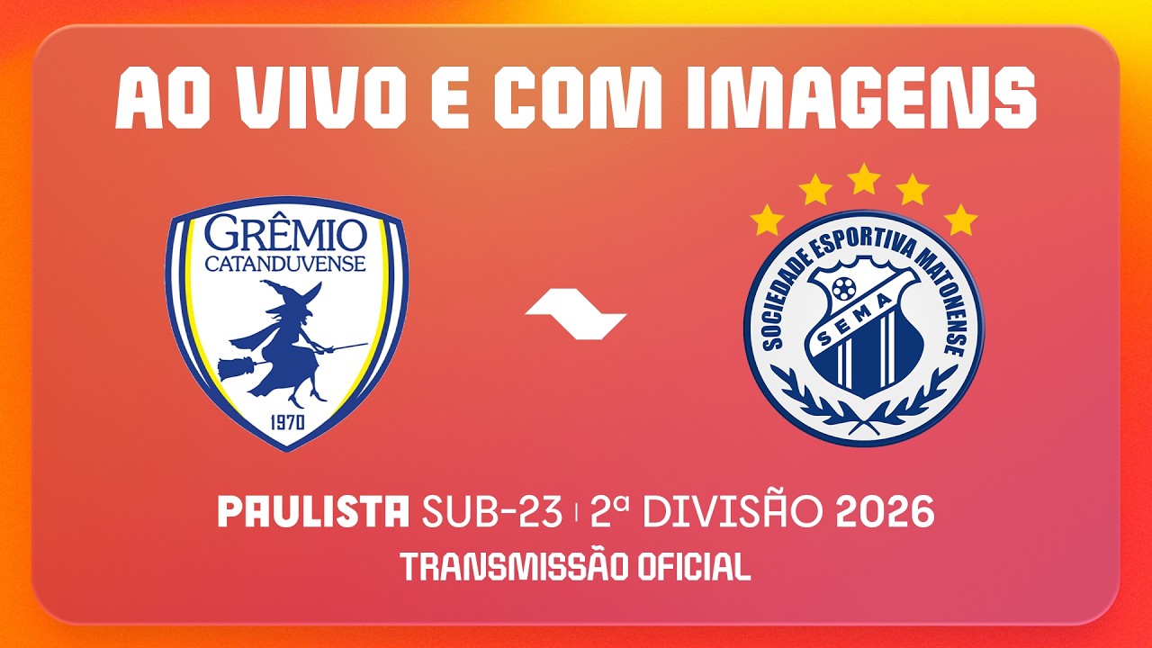 JOGO COMPLETO: CATANDUVENSE X MATONENSE | PAULISTA SUB23 2026