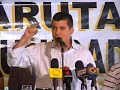 El dirigente amarillo señala que el compromiso unitario es c