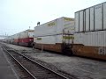 BNSF #7514 Leads Intermodal North, Joliet IL.