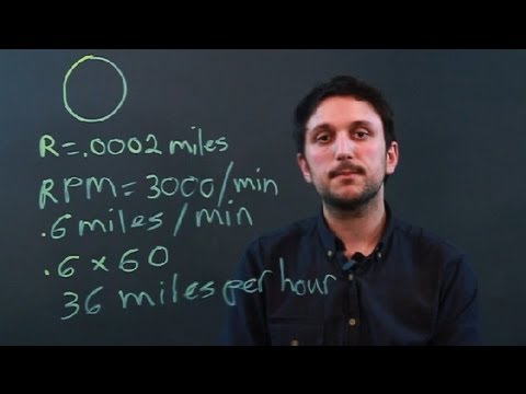 how to turn rpm to mph