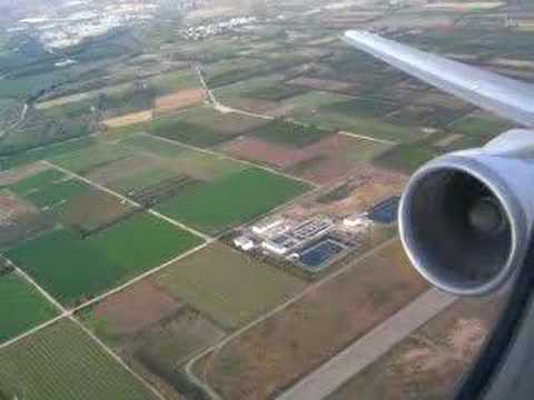 Takeoff from paphos,cyprus