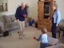 Jonah Boogies with Grandparents Broy